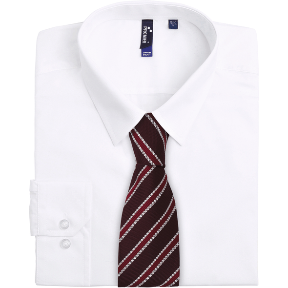 Premier | Waffle stripe stropdas